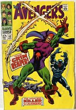 Avengers #52 1st Appearance Grim Reaper Black Panther Joins Team Marvel 1968 VG picture