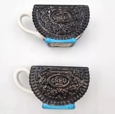 Vintage Nabisco Classics Collection Oreo Cookie Mugs Cups Ceramic 3