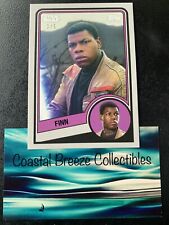 RARE 2024 Topps Star Wars TBT Throwback Thursday #36 FINN Silver PARALLEL 4/5 picture