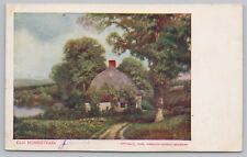 State View~Old Homestead By Lake~Vintage Postcard picture