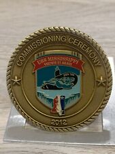 USS Mississippi SSN 782 Commissioning Ceremony Medal 2012 picture