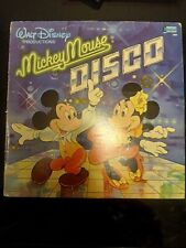 VINTAGE WALT DISNEY MICKEY MOUSE DISCO RECORD picture