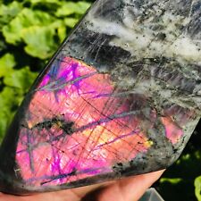 2160g Large Natural Purple Labradorite Freeform Quartz Crystal Display Healing picture
