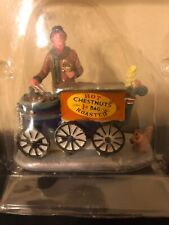 LEMAX   HOT CHESTNUTS ROASTED  FIGURINE  FOOD CART  VENDOR picture