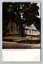 Unionville CT-Connecticut, Episcopal Church, Antique Vintage Souvenir Postcard picture