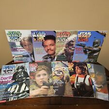 1997 Star Wars Kids Scholastic Magazines 8 Issue Lot VTG Vader Fett Chewy Laya picture