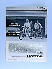 1963 Honda 50 Automobile Is Here To Stay Original Print Ad 8.5 x 11