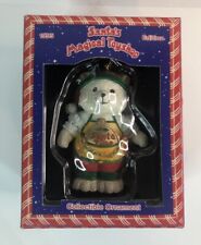Santa's Magical Toyshop BEAR ORNAMENT 1995 Edition Collectible. Bear Work Apron picture