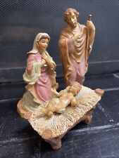 Vintage 6” Nativity Set Figures Vintage Christmas Jesus Mary Joseph DiGiovanni picture