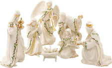 806053 Holiday Mini Nativity Set, 1.60 LB, Ivory, 7-Piece picture