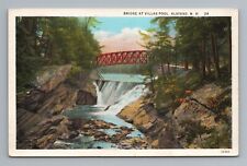 Bridge Villas Pool Alstead New Hampshire Postcard picture
