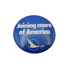 Vtg Republic Airlines Joining America Pinback Pin Button Advertising picture