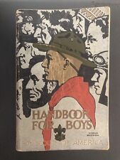1935 Handbook For Boys 25th Anniversary Silver Cover Boy Scouts BSA Rare Vintage picture