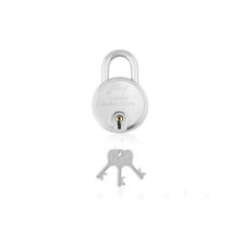 Godrej 10 Levers Round Padlock for Door with 3 Keys, Steel Finish Double Locking picture