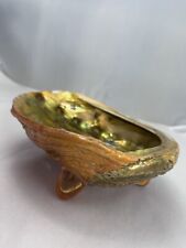 Vintage seashell craft  1940’s abalone,  large shell dish, Jewelry Catch, Soap picture