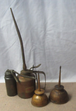 OIL CANS VINTAGE PLEWS & EAGLE - YOU GET ALL 4 picture