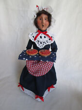 Byers Choice  Patriotic Lady Doll with Patriotic Pies,  4th of July picture