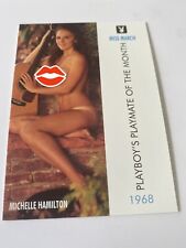 1995 Playboy Centerfold Collector Card March 1968 #45 Michelle Hamilton picture