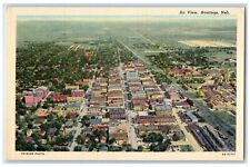 c1940 Air View Hastings Business Sections Buildings Nebraska NE Vintage Postcard picture