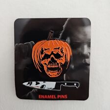 New Loot Fright Crate Halloween 2 Michael Myers Enamel Pin Set Pumkin Knife picture