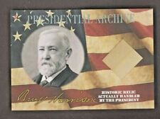 2020 Sportscards Presidential Archive Benjamin Harrison Document Relic & bonus  picture
