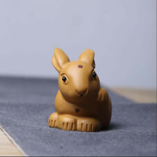 1Pc China Yixing Purple Clay Tea Pet Small Speckle Rabbit Duan  picture