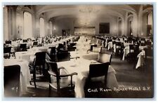 c1910's Palace Hotel Grill Room Interior San Francisco CA RPPC Photo Postcard picture