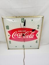 Vintage Coca-Cola Fishtail PAM Wall Clock picture