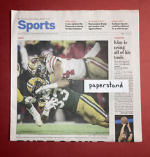 Fred Warner SF 49ers vs Packers Pure Gould In Cold 2022 Bay Area Newspaper Mint picture