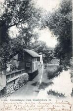 CHAMBERSBURG PA - Conococheague Creek Rotograph Postcard - udb - 1906 picture