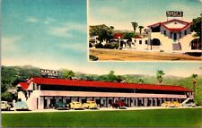 Linen Postcard Nance's Sanitarium Hot Springs Hotel in Calistoga, California picture