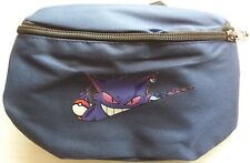 Pokemon Gengar Haunter fanny pack waist bag with 2 zipper pockets navy blue picture