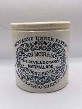 Rare 1lb advertising pot, John Moirs seville orange marmalade picture
