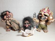 Norwegian Souvenir Trolls Lot Of 3  picture