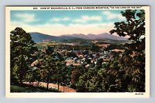 Weaverville NC-North Carolina, View Weaverville, Hamburg Mts, Vintage Postcard picture