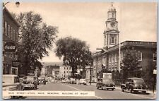 Postcard MA Athol Massachusetts Main Street Memorial Building Coca Cola MA01 picture