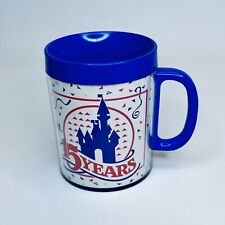 Vintage 1986 Disney World 15 Year Anniversary Plastic Mug Cup picture
