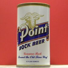 Point Bock Beer Pull Tab S/S Can Yellow Goat Stevens Point Wisconsin 879 H/G B/O picture