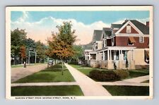 Rome NY-New York, Residential Area Garden Street, Antique Vintage Postcard picture