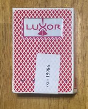 Bee Las Vegas Luxor Casino Red Playing Cards Dealer Played Casino Sealed picture