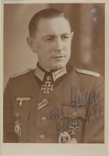Fritz Runge- Signed Vintage Photograph (Nazi Leutnant) picture