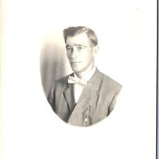 c1910s Handsome Young Man RPPC Dapper Boy Real Photo Helmer Ohr Minneapolis A160 picture