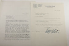 1929 Lamson Goodnow US Senate David I Walsh Washington DC Signed Ephemera P1017C picture