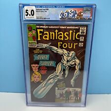 Fantastic Four #50 Marvel Comics 1966 CGC 5.0 Silver Surfer battles Galactus 🔑 picture