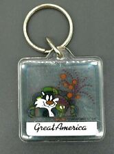 Warner Brothers 1986 Great America Keychain Sylvester the Cat Tweety Bird picture
