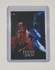 Freddy Vs. Jason Limited Edition Artist Signed “Horror Icons” Trading Card 3/10 picture