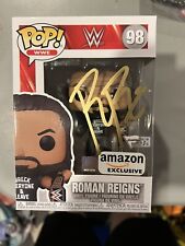 Roman Reigns Autographed Funko Pop 98 WWE picture