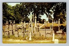 Mayfield KY-Kentucky, Wooldridge Monuments, Maplewood Cemetery, Vintage Postcard picture