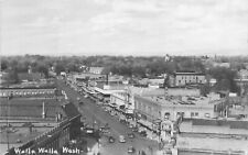 Postcard RPPC Washington Walla Walla 1945 Aerial View 23-2403 picture