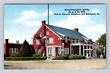 Allentown PA-Pennsylvania, Shankweiler's Hotel, Advertising, Vintage Postcard picture